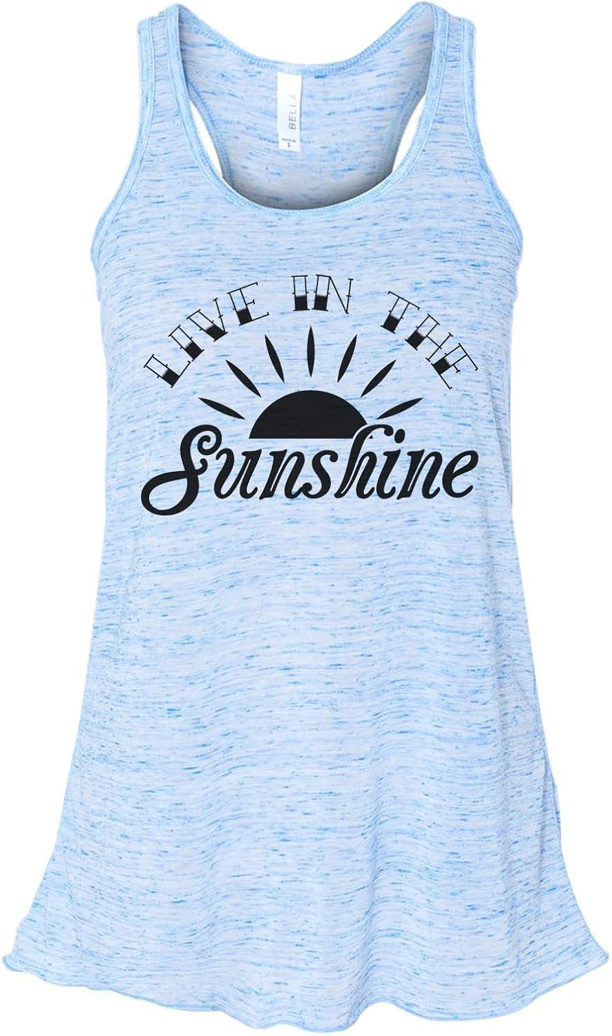 Women's Cute Summer Tank Top Live in Sunshine Bella Tank