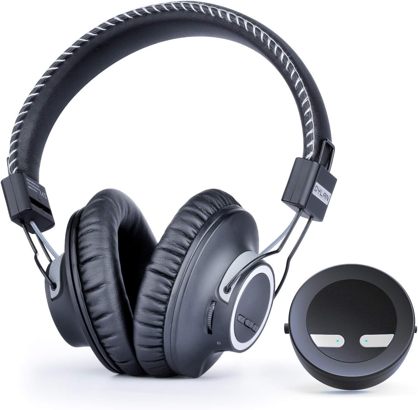 Wireless Stereo Headphones for TV, Stereo, PC, Mac, Android, iOS and Gamers, Including Bluetooth 5.0 Transmitter with Versatile Functionality, no Delay, 100 foot range, and 30-hour Battery Life