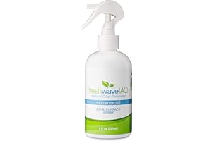 Fresh Wave IAQ Commercial Odor Eliminating Air & Surface Spray with Mini-Trigger, 8 Fl. Oz. | Safer Odor Relief | Natural Plant-Based Odor Eliminator | Odor Absorber for Home or Commercial Areas