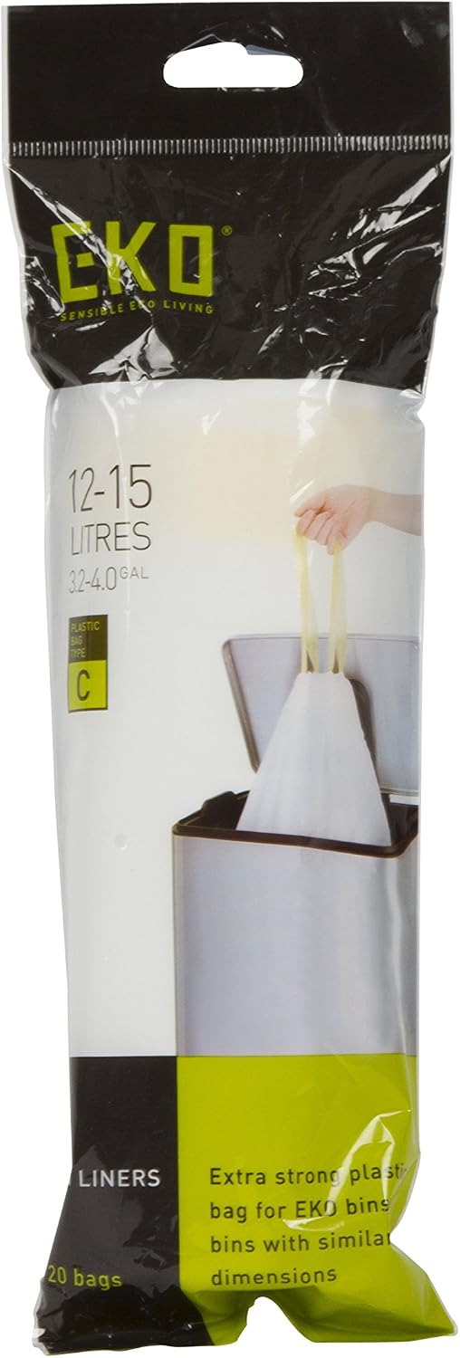 EKO 10-15 Litre Drawstring Bin Bags