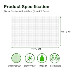 YFFSIDMY Garden Netting 10'x16', Protection Mesh