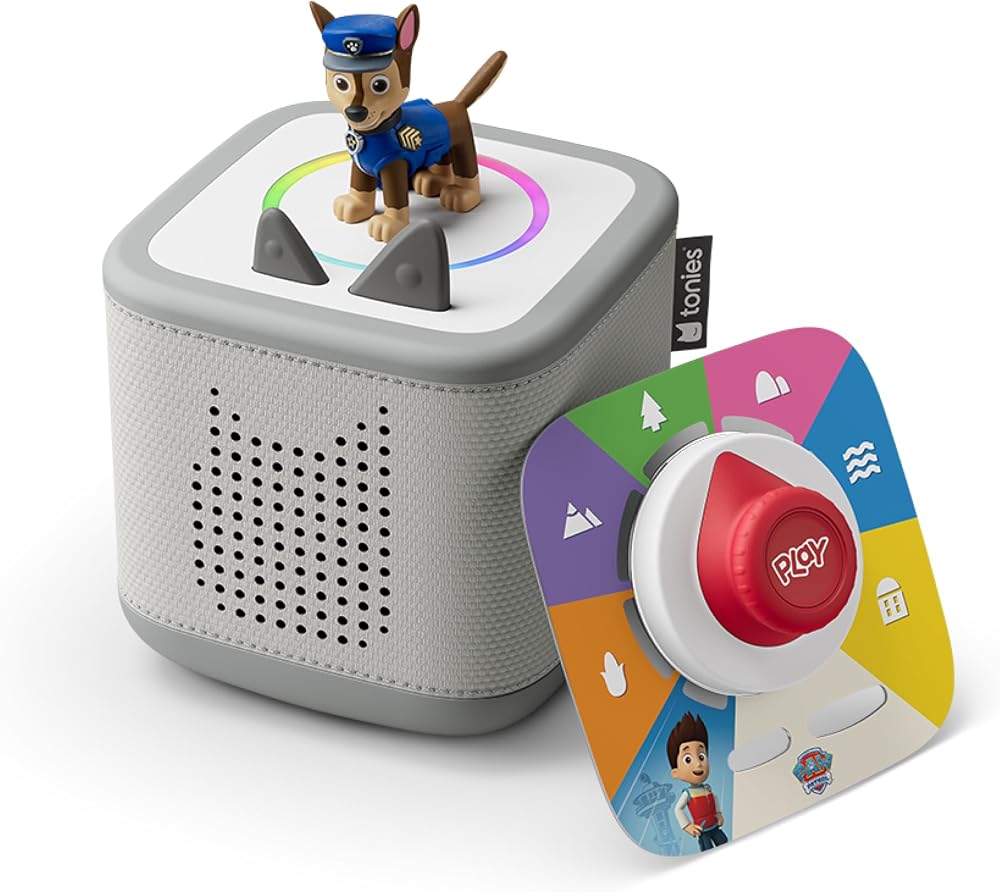 Tonies Moon Grey Toniebox 2 Play Set with PAW Patrol Chase Tonie Tonieplay