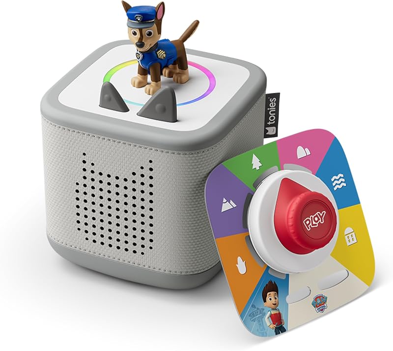 Tonies Moon Grey Toniebox 2 Play Set with PAW Patrol Chase Tonie Tonieplay