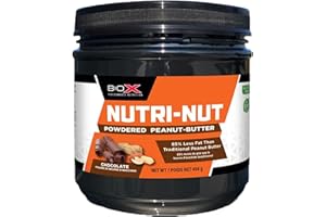 BioX Nutri-Nut Powdered Peanut Butter | Delicious Low Calorie Powdered Peanut Butter with 5g Protein, Low Sugar & Low Fat | N