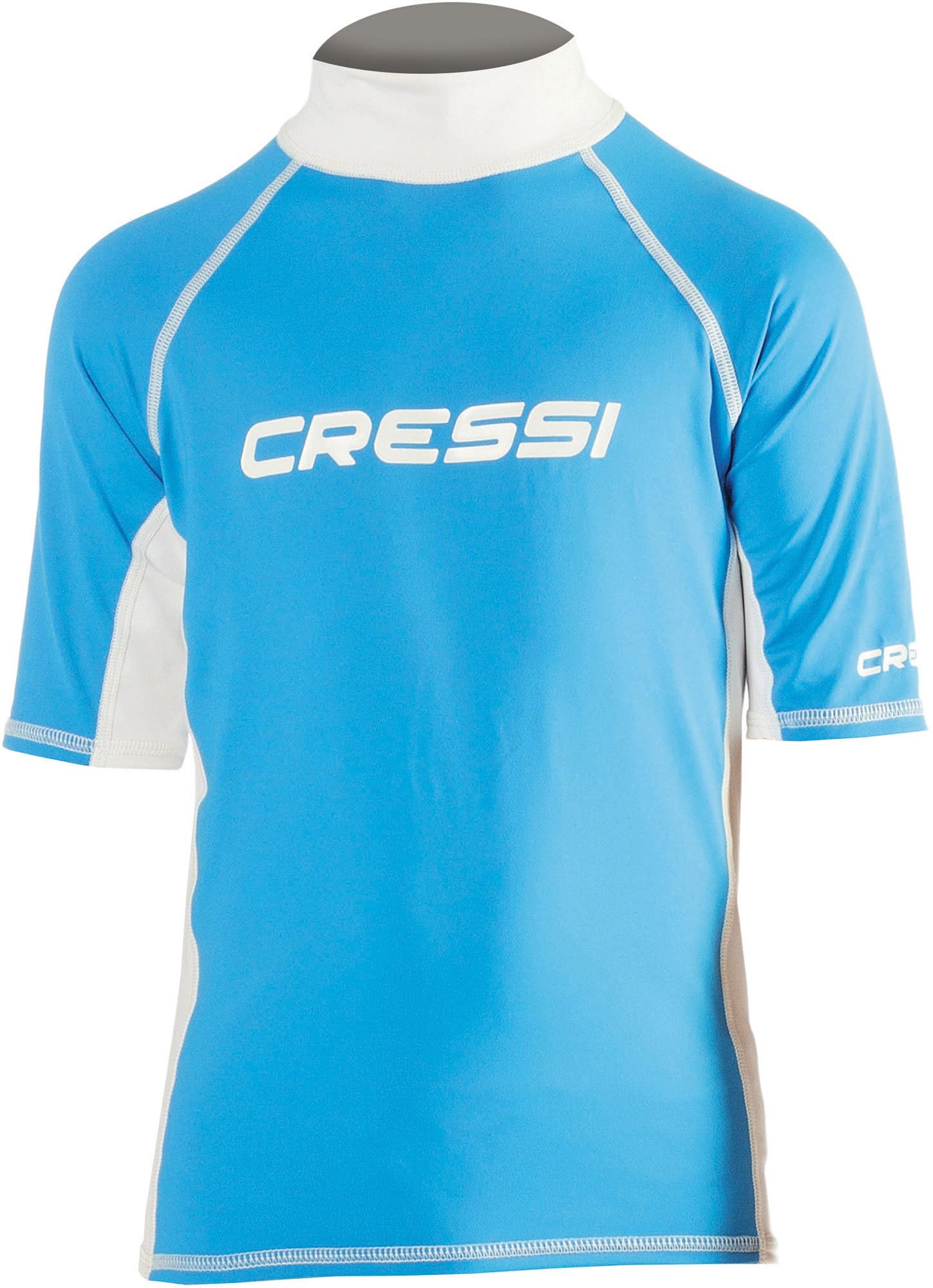 Cressi Rash Guard Kids - Short Sleeves Boys Girls Quick Dry Technology UV Sun Protection 50+