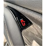 Custom Cut Graphics Door Exit Decals for Tesla Model 3/Y, 2 pc-Set (Red)