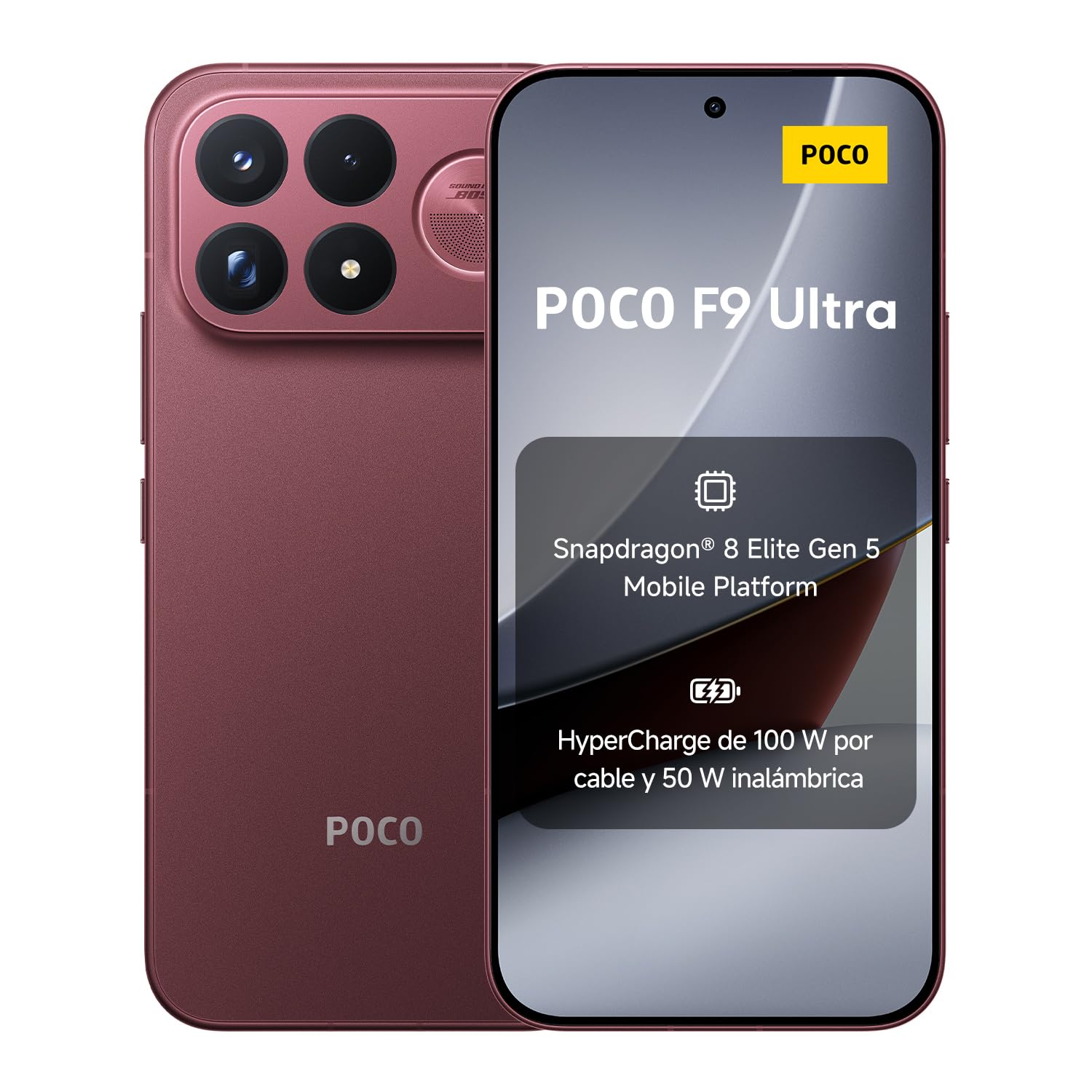 Poco F9 Ultra, 16+512, Cereza Oscuro, 8050mAh, Carga 100 W