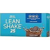 GNC Total Lean | Lean Shake 25, To Go Bottles | Low-Carb Protein Shake to Improve Weight Loss & BMI | Cookies and Cream | 12 