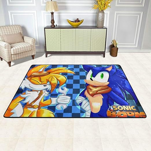 Amazon.de: Phoenixsa Sonic Boom-Sonic und Tail rutschfeste Teppich