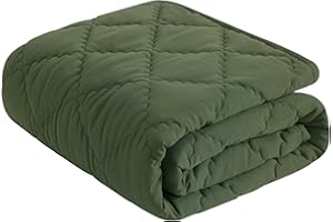 NTBAY Down Alternative Oversized Toddler Comforter, Super Soft and Warm Solid Color Baby Crib Quilted Blanket, 43x60 inches, 