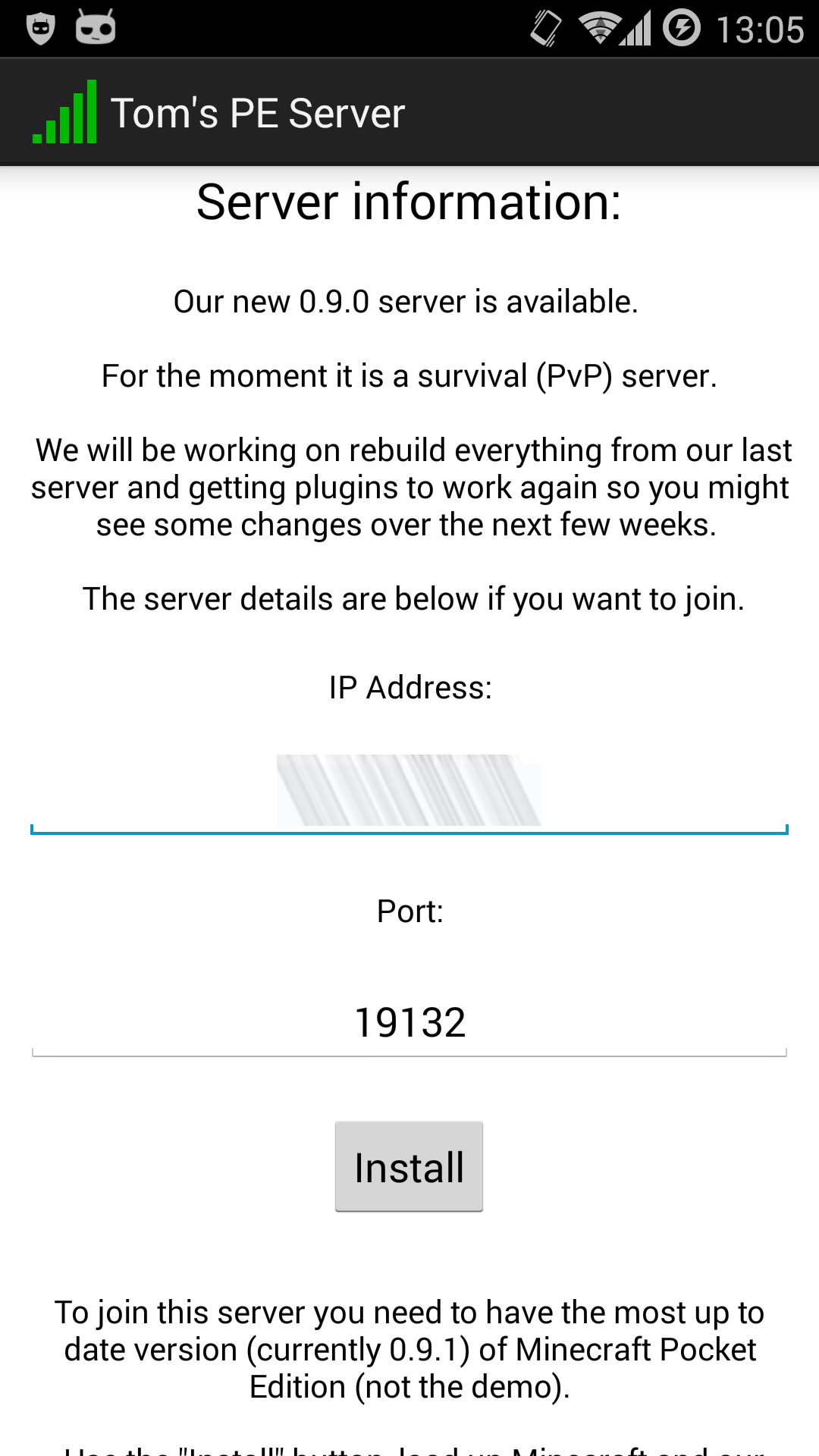 minecraft pvp servers on Amazon Com Tom S Pe Server Appstore For Android