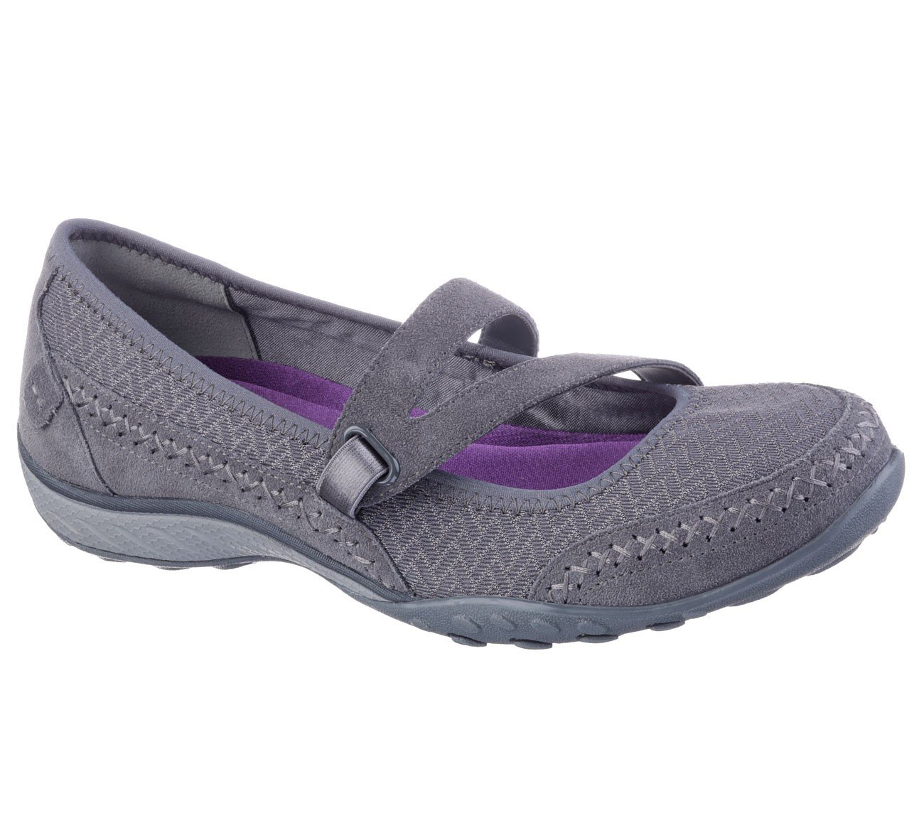 skechers sport women's breathe easy lovestory mary jane flat