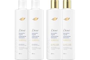 Dove Intensive Repair Shampoo & Conditioner for Damaged Hair, with Liquid Bio-Protein Care technology, 355 ML (2 Shampoo + 2 