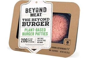 Beyond Meat Burger, World's First Plant-Based Burger, Vegan, No GMOs, Soy or Gluten , 8 Fl Oz | Pack of 8