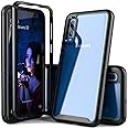IDYStar for Galaxy A50 Case,Hybrid 2 in 1 Slim Fit Heavy Duty Protection Shock Resistant Sturdy Shockproof Clear Case with Black Bumper Cover for Galaxy A50/A30S/A50S,Black