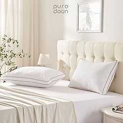 puredown® Goose Feathers and Down Pillow for