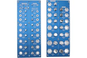 Thread Checker, Metric and Standard Nut and Bolt Thread Checker, 38 Holes Bolt Size and Thread Gauge, Aluminum Screw Identifi