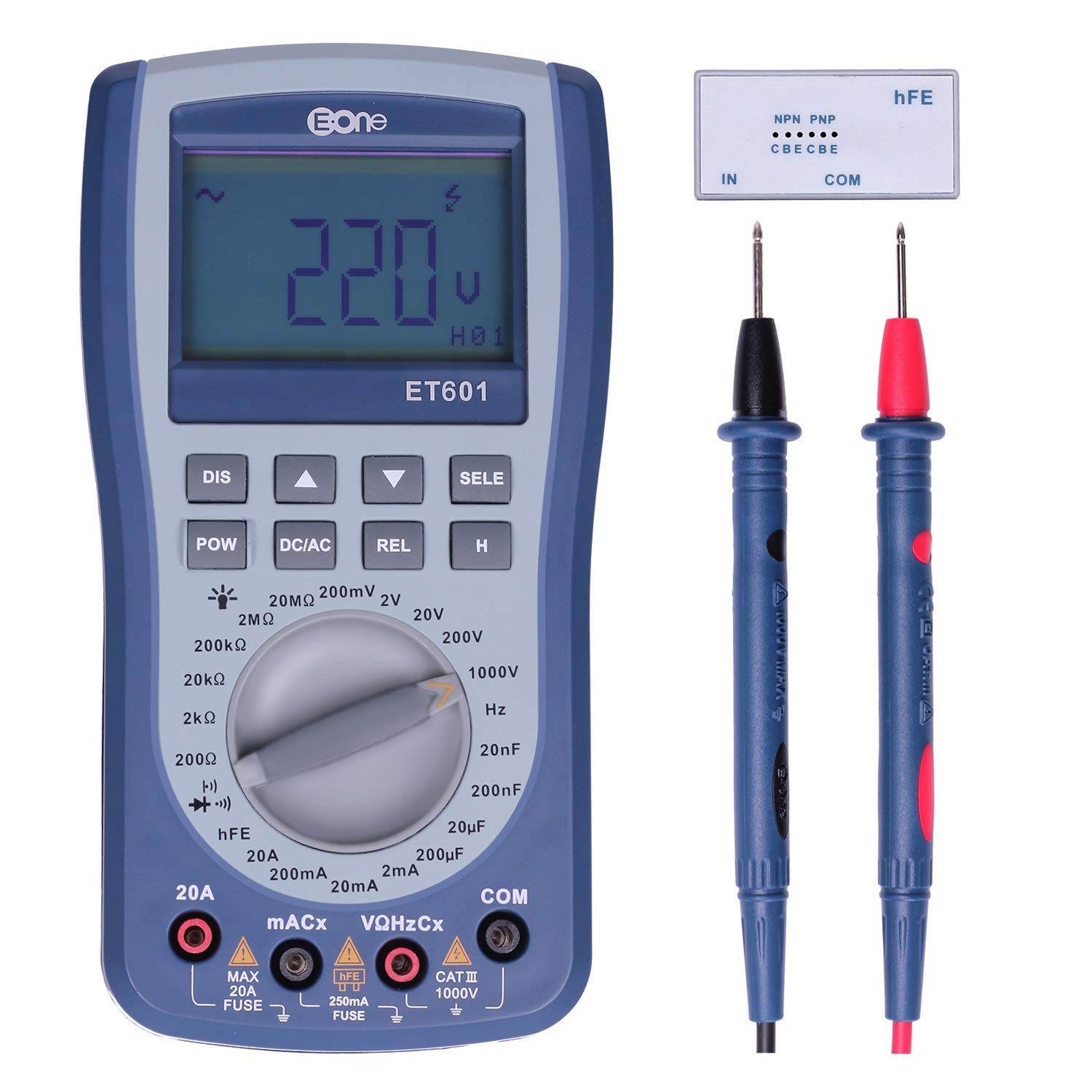 EONE Pocket Oscilloscope Multimeter 2 in 1 autoranging oscilloscope
