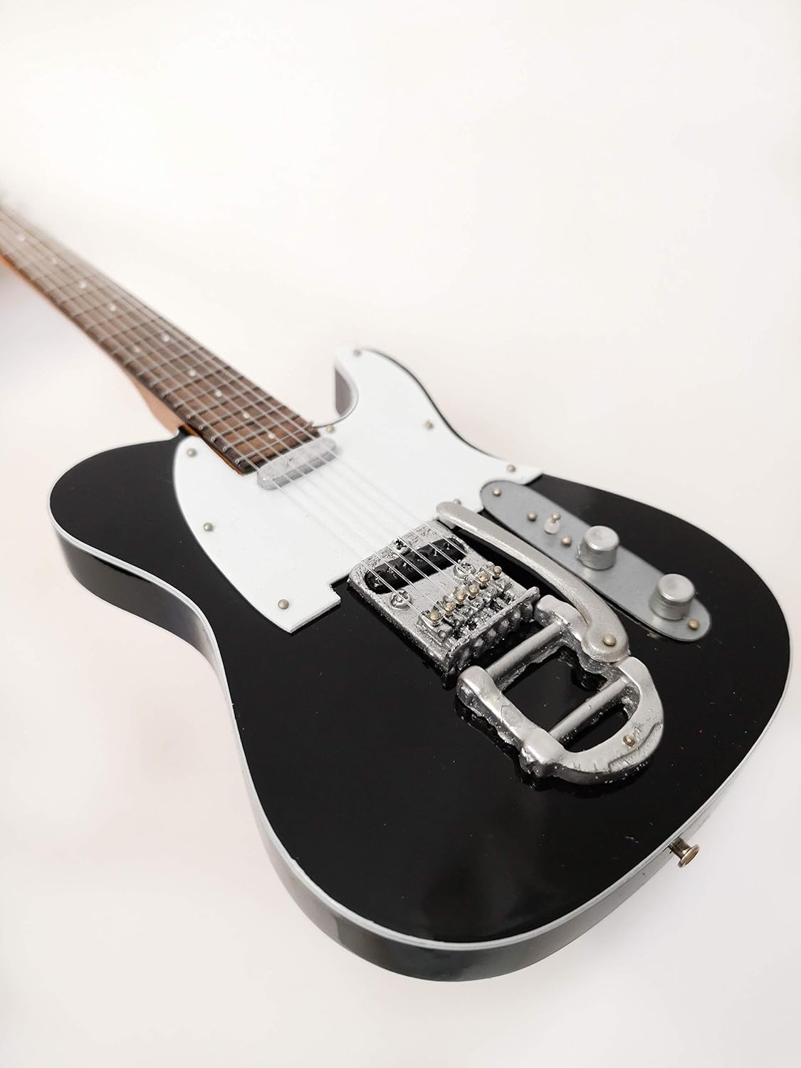 John 5, Miniature Guitar Replica, Music Gifts, Handmade Ornamental 1/4 Scale, Includes a Display Box - Image 3
