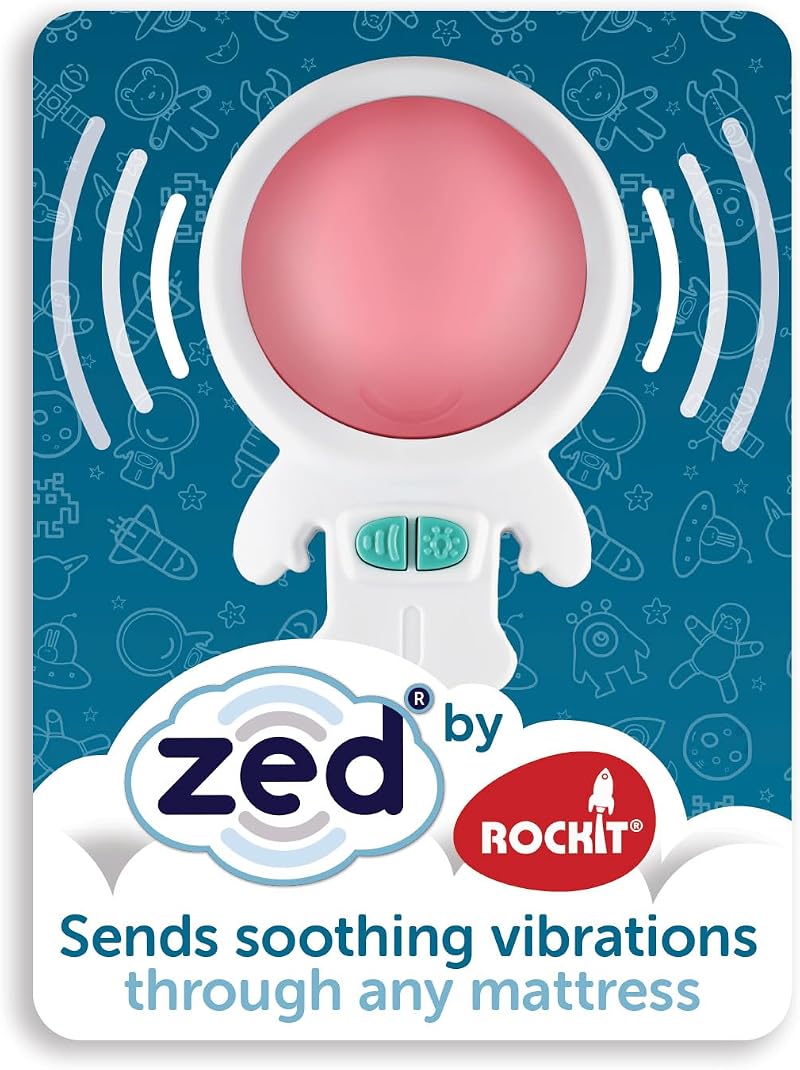 Rockit Zed Vibration Baby Sleep Aid Red Night Light 6 Settings Crib Cot Moses