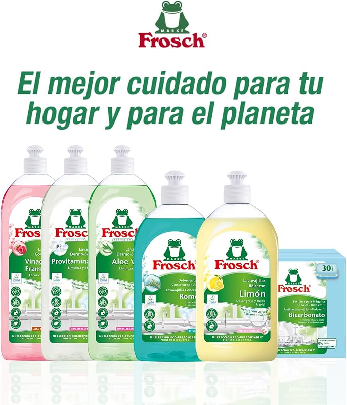 Lavavajillas Ecológico a Mano Líquido Bálsamo Limón - 8x500ml