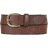 Eddie Bauer Women's Casual Leather Belts with Durable Metal Buckle