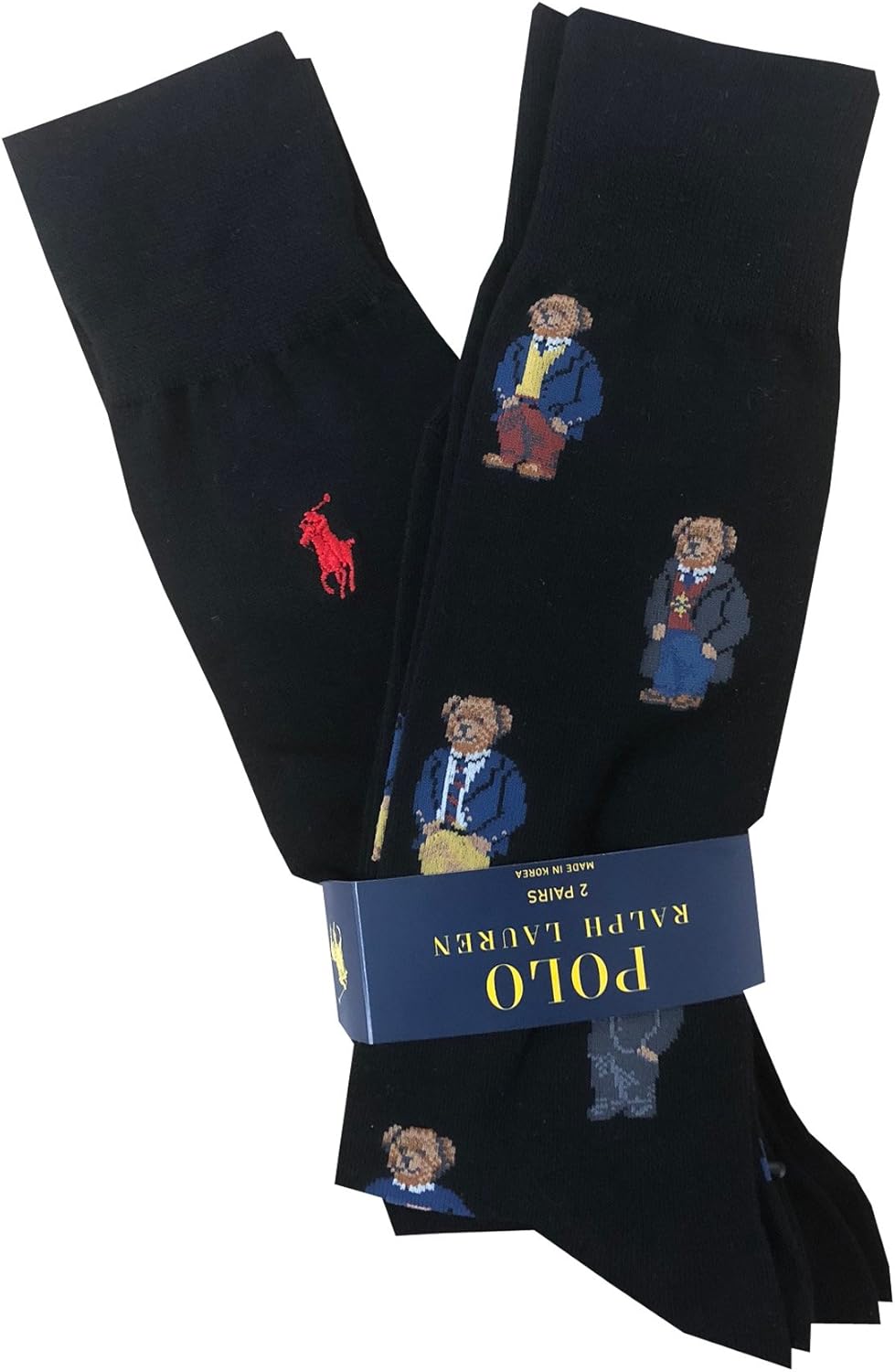 polo teddy bear socks