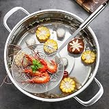 YFWOOD Strainer Skimmer Spider Ladle Stainless Steel 18cm 44cm Handle view 2