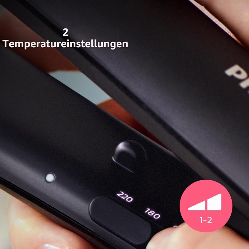 - BHS375/00 - Haarglätter Essential/Technologie mit Thermoprotect Platten aus Keramik / Keratin