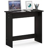 FURINNO Simplistic Study Table, Espresso | Rectangular, Easy Assembly, for Gaming, Dorm, Home Office, Bedroom, Study Room