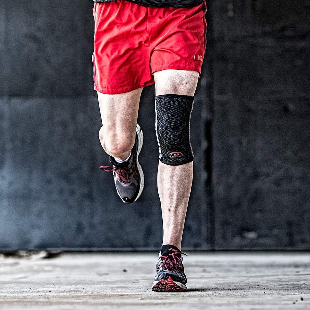 McDavid HyperBlend Knee Compression Sleeve with Dual Aluminum Hinges/Strays. for Ligament and Patella Instabilities, Pain, Injury. Increases Blood Flow, Supports The Knee for Men and Women. : Sports & Outdoors