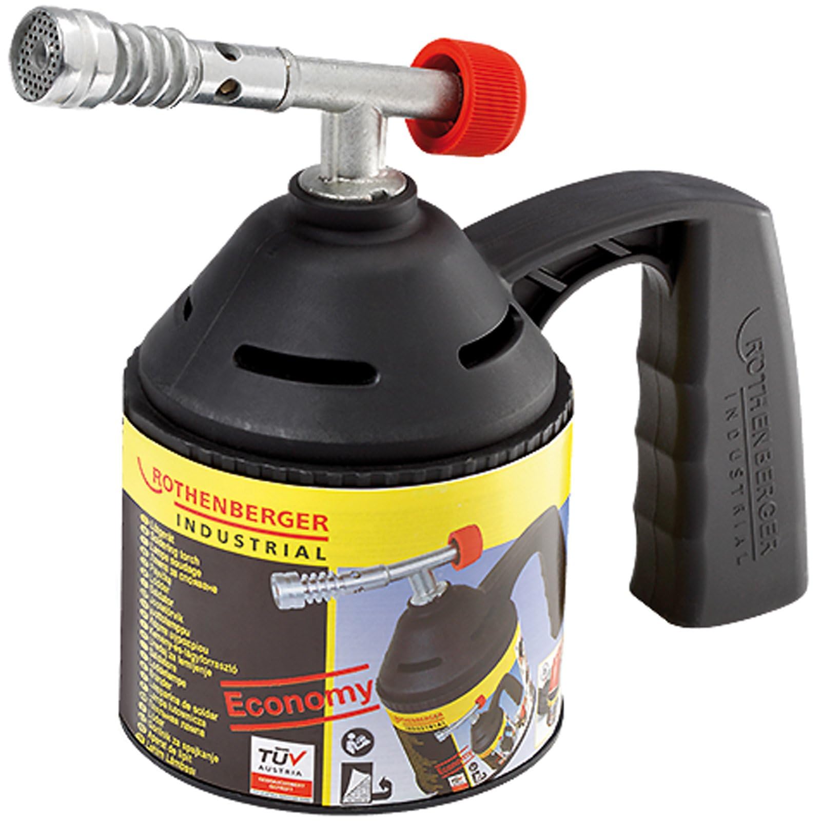 Rothenberger Industrial Roflame Economy Blow Torch,Black