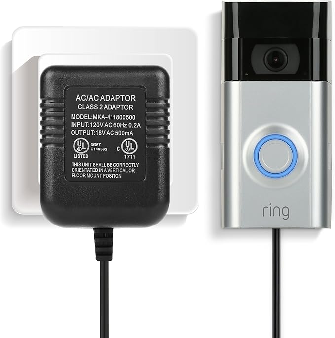 Power Adapter, Video Doorbell Power Supply for the Ring Video Doorbell