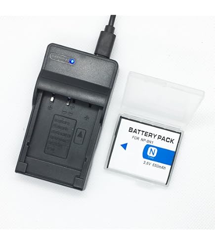 Chargeur USB Rapide Vhbw Pour Batterie Sony Cybershot DSC-W670, W630, W650, W510 – Compact Et Pratique