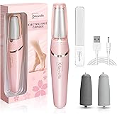 Glowelle Electric Foot Callus Remover, Electric Callus Remover for Foot, Rechargeable Portable Pedicure Tool Kit, Smooth Foot File Tools for Dead Hard Cracked Dry Skin, Foot Care for Women,Men Gift