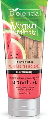 Bielenda Vegan Watermelon Body Scrub 200g Exfoliate Smooth Soft Skin view 1