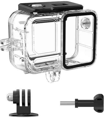 thumbnail image 2 of Ace Pro 2 Waterproof Case Dive Case For Insta360 Ace Pro / Ace Pro 2 - 60m Waterproof Housing With Dual Cold Shoe Mounts Tempered Glass Lens Ace Pro 2 Case 2 of 12