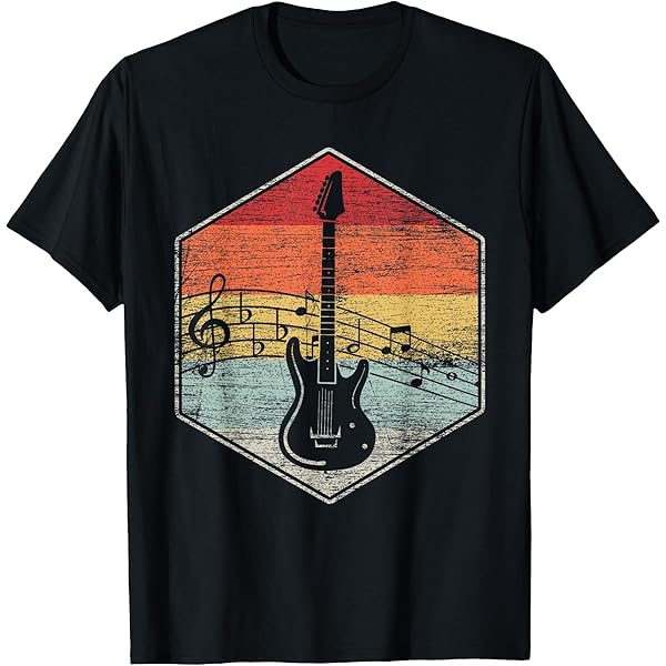 Amazon.com: Famous Guitars T-Shirt (Small, Black) : Clothing