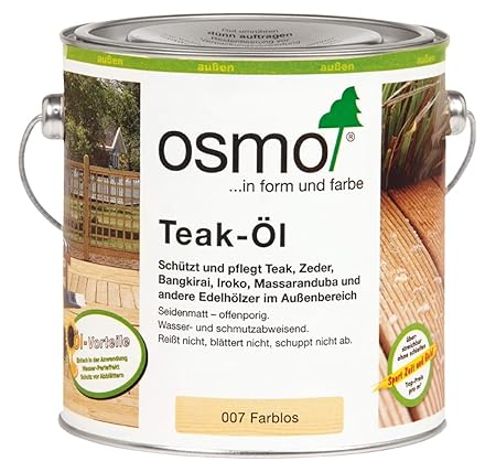 Osmo Teak-Öl Farblos (007) 2,5 Liter