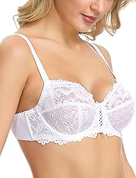 Wingslove Women's Sexy Lace Bra Non Padded