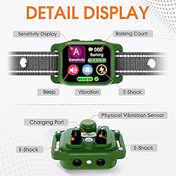 Dog Bark Collar, Next-Gen Physical Vibration Sensor
