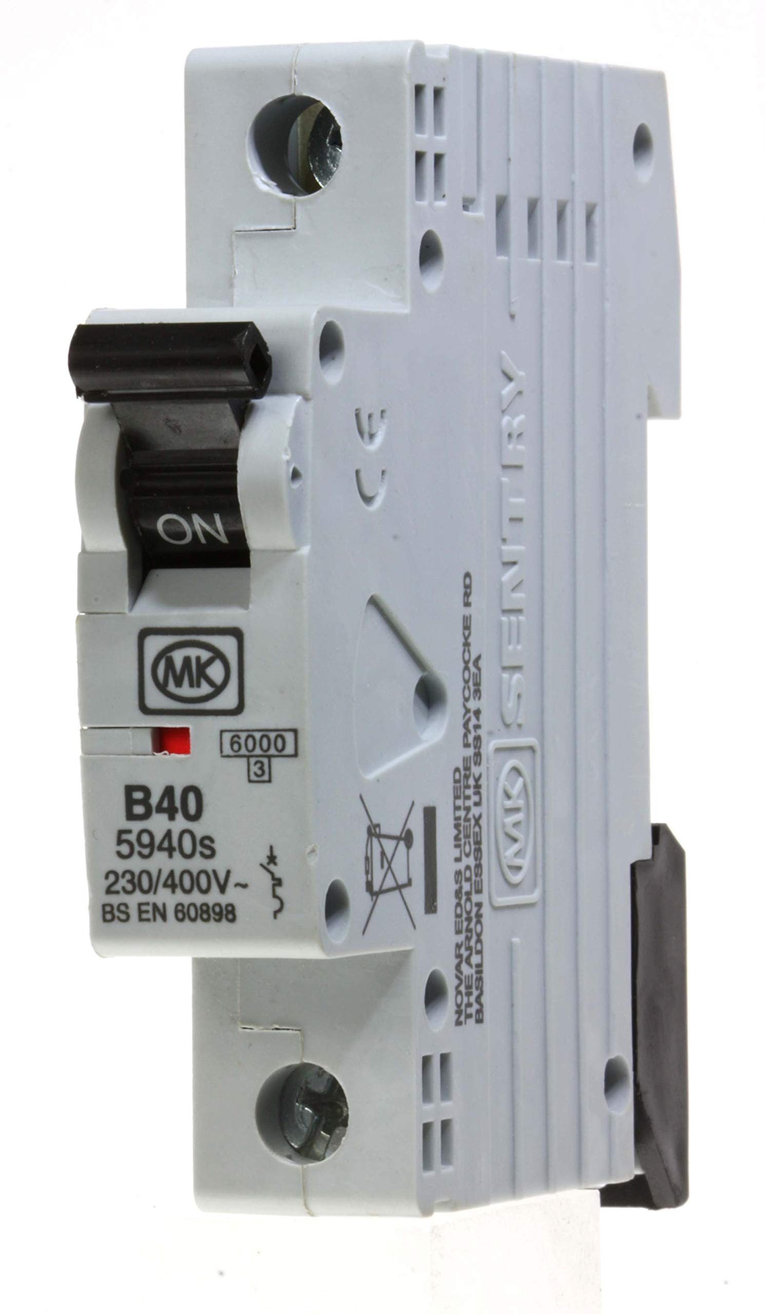 MK Sentry 5940s - 40a Type B Single Pole MCB
