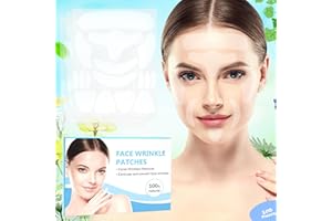LadPemo Face Tape for Wrinkles Overnight, 208Pcs Wrinkle Patches for Face Overnight, Anti Wrinkle Patches to Reduce Fine Wrinkles, Facial Smoothing Patches for Neck Frown Smile Lines