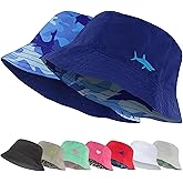Kids Bucket Hat for Girls & Boys, Packable Fun & Cool Reversible Beach Sun Teen Toddler Bucket Hat - Ages 3-14 Years