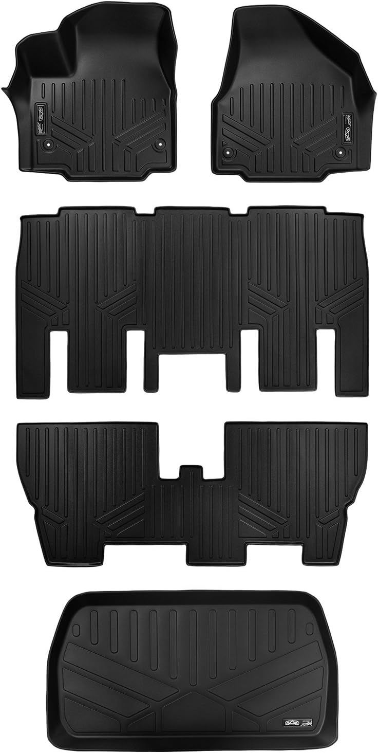 Maxliner Floor Mats 3 Rows And Cargo Liner Behind 3rd Row