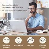 ASIRYVA 3 Pack Anti Blue Light Glasses for Women & Men - Computer Glasses view 5