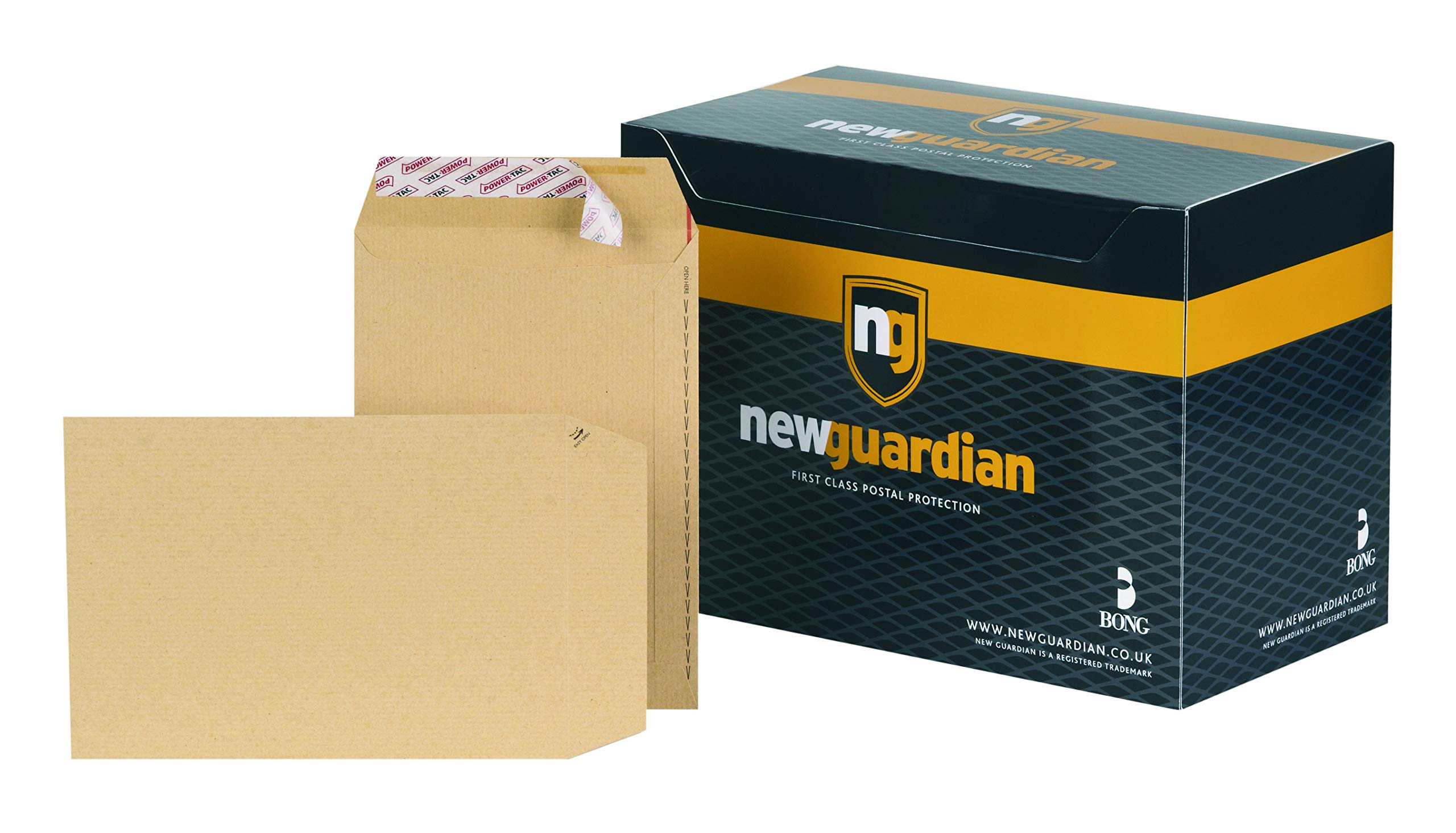 New Guardian L26039 Envelopes Heavyweight Pocket Peel and Seal Manilla C5 [Pack of 250]