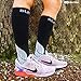 Blitzu Compression Socks 15-20mmHg for Men & Women BEST Recovery Performance Stockings for Running, Medical, Athletic, Edema, Diabetic, Varicose Veins, Travel, Pregnancy, Relief Shin Splint L/XL BLACK