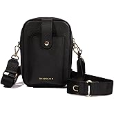 Bandolier Dillon Bag Crossbody | Stylish Pebble Leather Bag | Adjustable Strap, Exterior Slip Pocket | Small Bags for Women