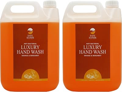 Star Brite Safe Hands 2x 5L Luxury Hand Wash Orange Bergamot Moisturising Anti